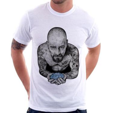 Imagem de Camiseta Walter White Tattoo Heisenberg - Foca na Moda, Branco, M