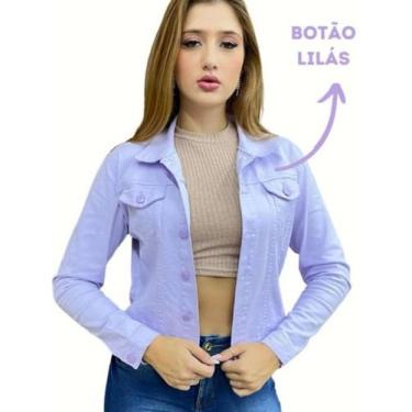Imagem de Jaqueta Feminina Sarja Lilás Blogueirinha - REDWAY, M