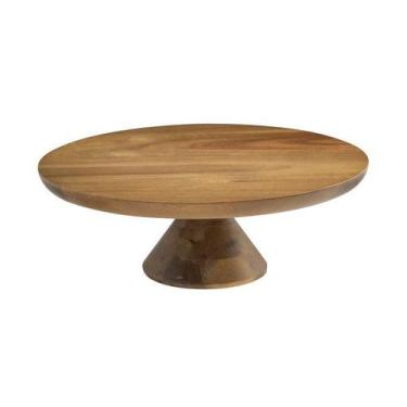 Imagem de Prato para Bolo Home Style Acácia 28 cm, NATURAL