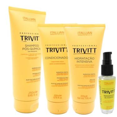 Imagem de Kit 04 Trivitt Hidratação em Casa Sh - Cond - Masc - Reparador