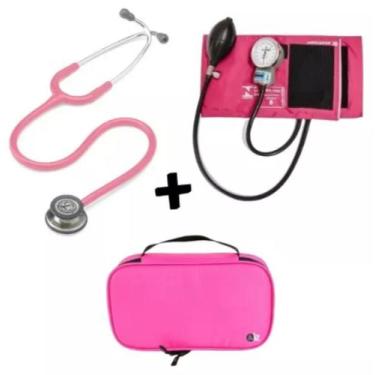 Imagem de Kit Estetoscópio Littmann + Esfigmo + Case - Cores Variadas -  Littman