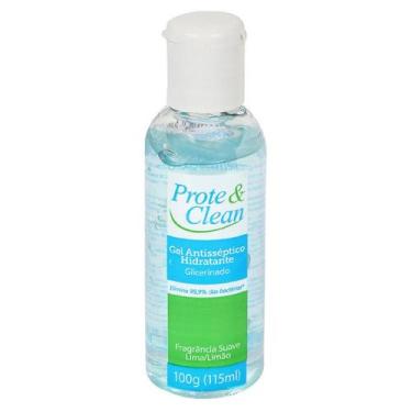 Imagem de Álcool Gel Antisséptico Hidratante Prote Clean Limão 100G