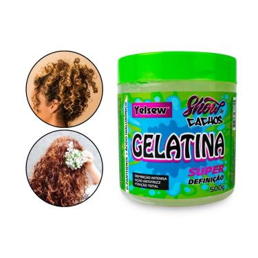 Imagem de Gelatina Show de Cachos Definição Antifrizz 500g, Yelsew
