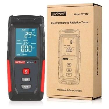 Imagem de Medidor Detector Radiação Dosímetro Portátil Usb Digital Lcd