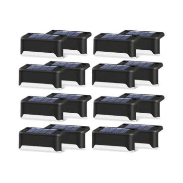 Imagem de Luzes LED Solares à Prova d'Água para Jardim - Iluminação para Escada 