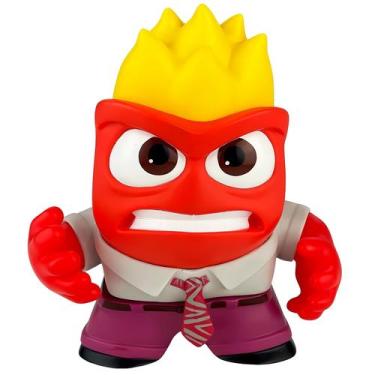 Imagem de Boneco Raiva Divertidamente 2 Personagem Em Vinil Articulado - Líder B