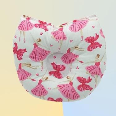 Imagem de Almofada Bebê Cabeça Chata RN 0-6 meses Balé Rosa - HAPPY LINE