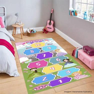 Imagem de Amarelinha Infantil Emborrachada Térmica Princesa - PRESENTE-BRIN