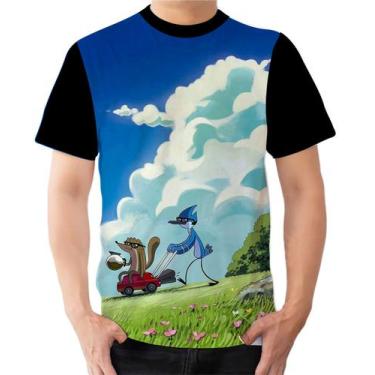 Imagem de Camiseta Camisa Ads  Apenas um Show Cartoon Network Mordecai e Rigby 5