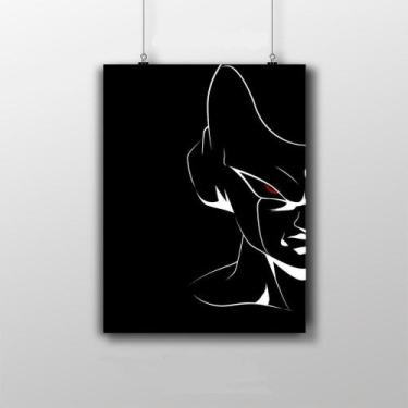 Imagem de Placa Decorativa Freeza Black - Dragon Ball Anime - Artesanal