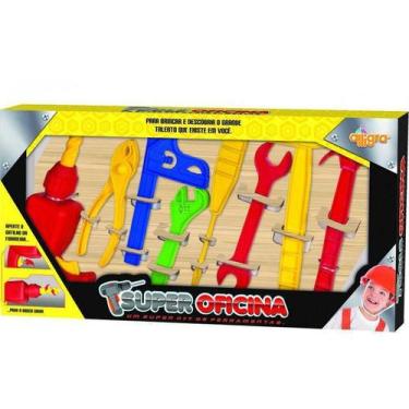 Imagem de Kit Ferramentas Super Oficina c/ 8 Peças - Alligra Brinquedos