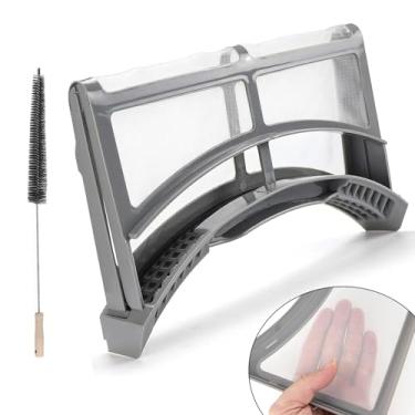 Imagem de Capa de filtro de fiapos DC61-02595A com escova de limpeza - Substituição para secadora Samsung Dryer, substitui 2069505, AP4578777, PS4206799, EAP4206799, EAP4206799