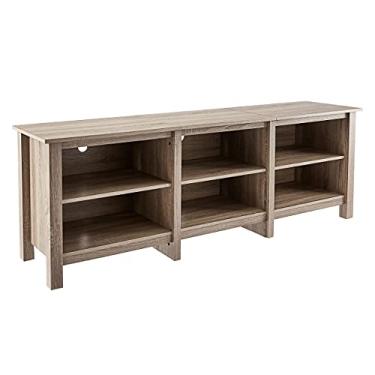 Imagem de ROCKPOINT HX2021-1 70" Driftwood TV Stand Console com três peças