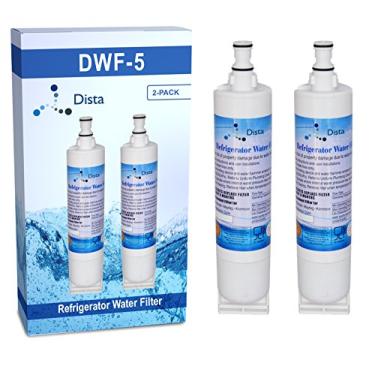 Imagem de Dista – Filtro de água de geladeira compatível com Whirlpool 4396510, 4396508. Pacote com 2