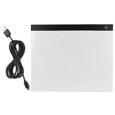 Imagem de Placa de cópia prática popular A3 LED Placa de cópia de diamante Mesa de desenho de animação, fácil de usar com memória de brilho inteligente para artistas e animadores