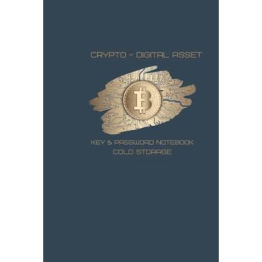 Imagem de Satbit Paper Wallet - Crypto-Digital Asset - Key and Password Notebook: 6 x 9 in Hardback Cover Cold Storage Notebook