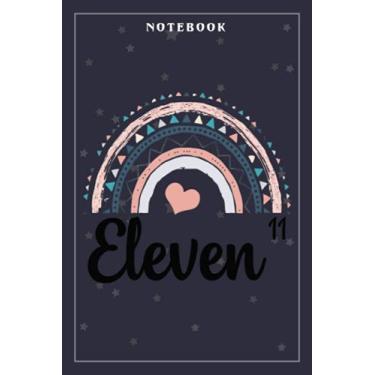Imagem de Notebook Journal Eleven Year Birthday Rainbow Party Boho Family 11 Year Old: Meeting, Goals, Work List, Financial,6x9 in, Happy, Goal, Life, Gym, Personal Budget