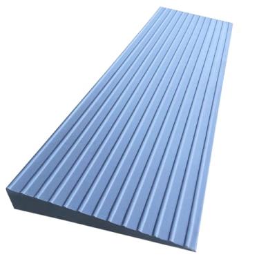 Imagem de F COME Rampa de Borracha de Elevação de 1,5" para Portas, Rampa para Cadeira de Rodas para Serviços Pesados, Antiderrapante, 1 Pacote, Cinza, Borracha Nativa, Rampa Elétrica para Deficientes, para Sol