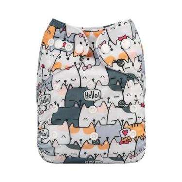 Imagem de Fralda de Pano Lavável e Reutilizável ALVABABY para Bebês (3-15kg) - c