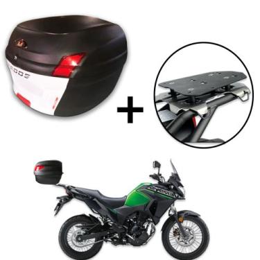 Imagem de Baú 34 litros Awa Proos com Bagageiro para VERSYS X300 2018-2023, Bran