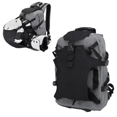 Imagem de Mochila de Bota de Esqui, Mochila de Esqui de 30l Com Compartimento de Capacete, Material Oxford à Prova de água, Alça Almofadada e Alças Ajustáveis, para Viajar, Esqui, Caminhada