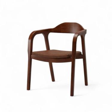 Imagem de Cadeira Bugre Castanho Assento material sintético Caramelo - 76892 - S