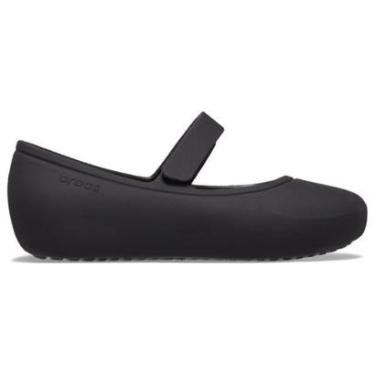 Imagem de Sapatilha crocs brooklyn mary jane flat t black-Feminino
