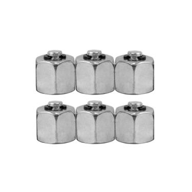 Imagem de Oispyer 6 peças 16 mm Diesel Common Rail Fuel Injector Block-Off Tool M16x1.5 Cap Compatível com Chevrolet GMC 6.6L Duramax Motor LGH LML 2011-2016