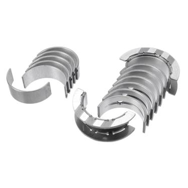 Imagem de ACROPIX Kit de rolamento principal e biela Nº 11218658135/11247648437 para BMW 118I 2015-2022 Rolamento da haste do virabrequim do motor metal prateado 14 peças