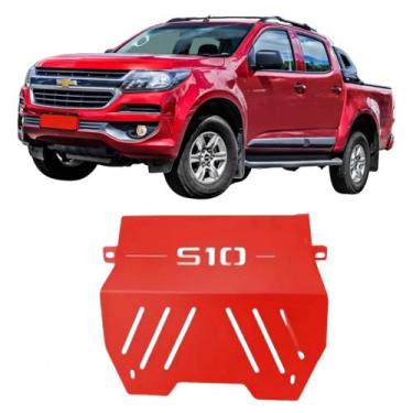 Imagem de Protetor Motor Carter S 10 CD 2017 2018 2019 2020 Vermelho - C&K
