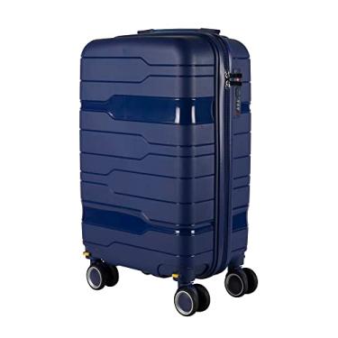 Imagem de Mala de Bordo 10KG Polipropileno Com Rodas Giratórias (Azul)