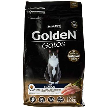 Imagem de Premier Pet, Ração Golden para Gatos Sênior Castrados sabor Frango - 1kg