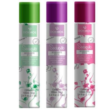 Imagem de Kit 3 Desodorante Intimo Feminino 3 Fragrancias Delicadas - Dokmos
