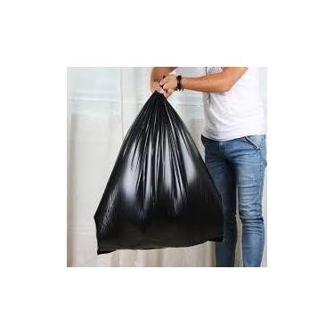 Imagem de Saco Para Lixo Preto 100lts Resistente - 85x105 Pcte 100 Un - HIGIPACK