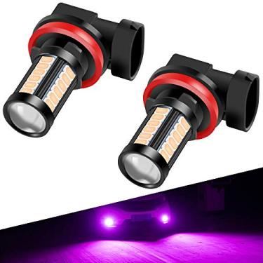 Imagem de Lâmpadas de LED H8 H9 H11 DRL 2800 lúmens Xtreme Super Bright 5730 33-SMD 12V lâmpadas de LED de substituição para carros, caminhões, 6000K