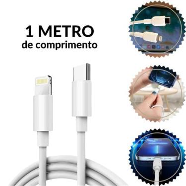 Imagem de Cabo Carregador Compativel Para iPhone X 11 12 13 14 Mini Pro Max Plus