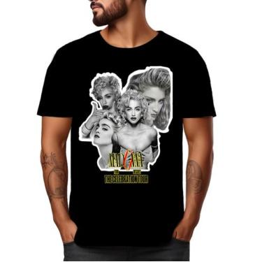 Imagem de Camisa Camiseta Blusa Madonna Show rio tour 4 four descades - Manu Mel