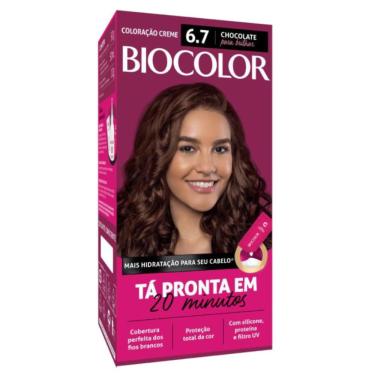 Imagem de Tinta de Cabelo Biocolor Mini Kit Marrom Natural Irresistível 6.7