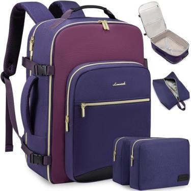 Imagem de Mochila de viagem LOVEVOOK 40L impermeável para mulheres e homens