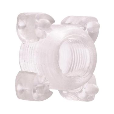 Imagem de Anel Peniano Massageador - Pink O - Erotic Point - Transparente