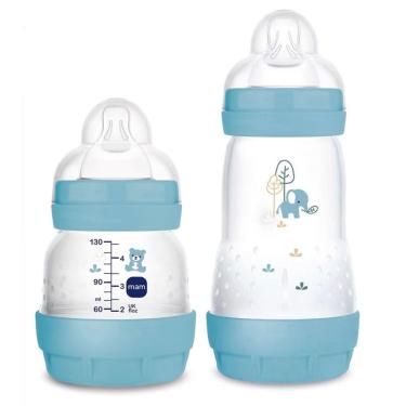 Imagem de Kit Mamadeira Mam Easy Start Anticolica 130 e 260ml Azul
