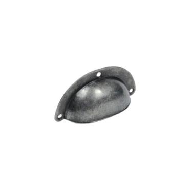 Imagem de Puxador concha para móveis Prata Velho - i9 Móveis e Decoração, Kit co