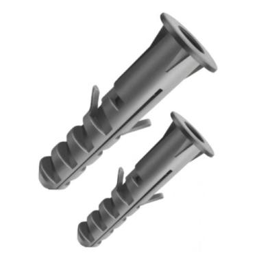 Imagem de Kit Bucha Plástica com Aba Goma 8mm 50 Peças