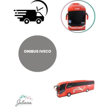 Imagem de Onibus Iveco Connection Carrinho  1:30 Modelo Realista - Usual Brinque