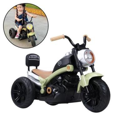 Imagem de Mini Moto Elétrica Infantil Triciclo 6V Chopper Customizada - IMPORTWA