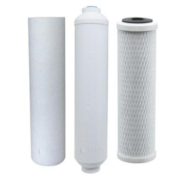 Imagem de Kit Refil FIltro Consumo Ionizador Alcalinizante 3 Estágios - FDMA Fil