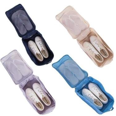 Imagem de Sacos de viagem para sapatos de viagem JJ POWER em nylon impermeável (
