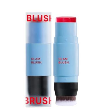 Imagem de Blush Stick Para Bochechas | Batom Multiuso Para Olhos E Rosto | Cor Instantânea Hidratante, Portátil e de Longa Duração para Uso Diário no Escritório e Maquiagem