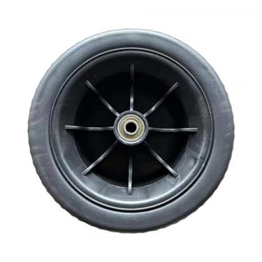 Imagem de Generic Pneu de carrinho de mão sólido, acessórios para carrinho de mão, fácil instalação, roda de de mão resistente para viagens, praia, compras, acampamento, L