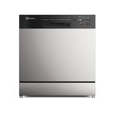 Imagem de Lava-Louça Electrolux 8 Serviços Inox com Programa Lava e Seca 50' (LS08E) 127V
